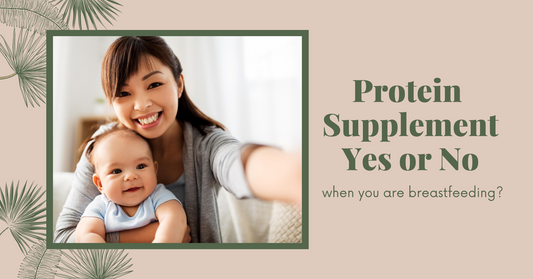 drink protein shakes while breastfeeding