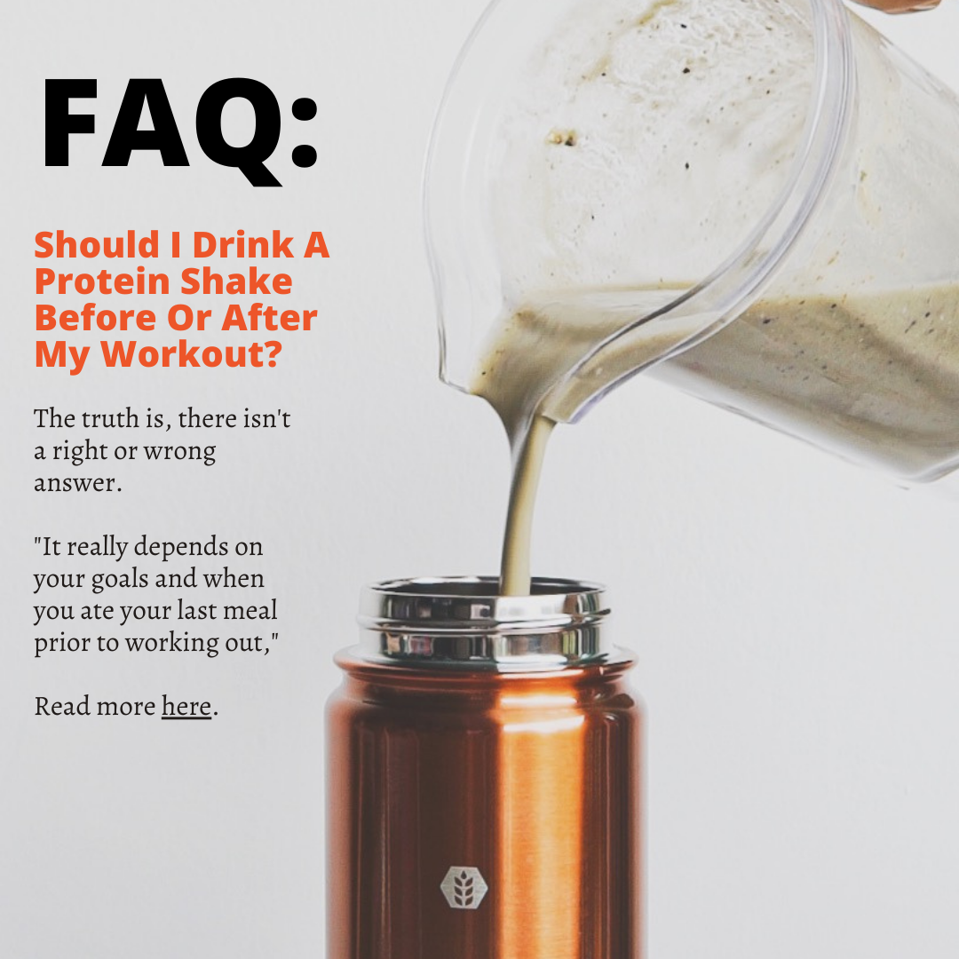 Should I Drink A Protein Shake Before Or After My Workout Soluxe Nutrition