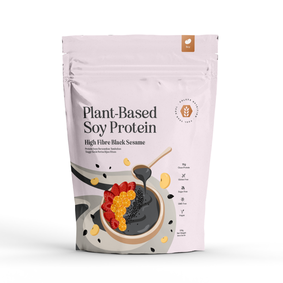 Soy Protein Isolate - High Fibre Black Sesame