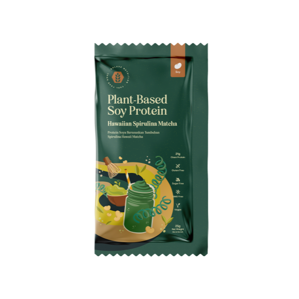 (NEW) Sachet Protein Isolate - Hawaiian Spirulina Pacifica® with Matcha