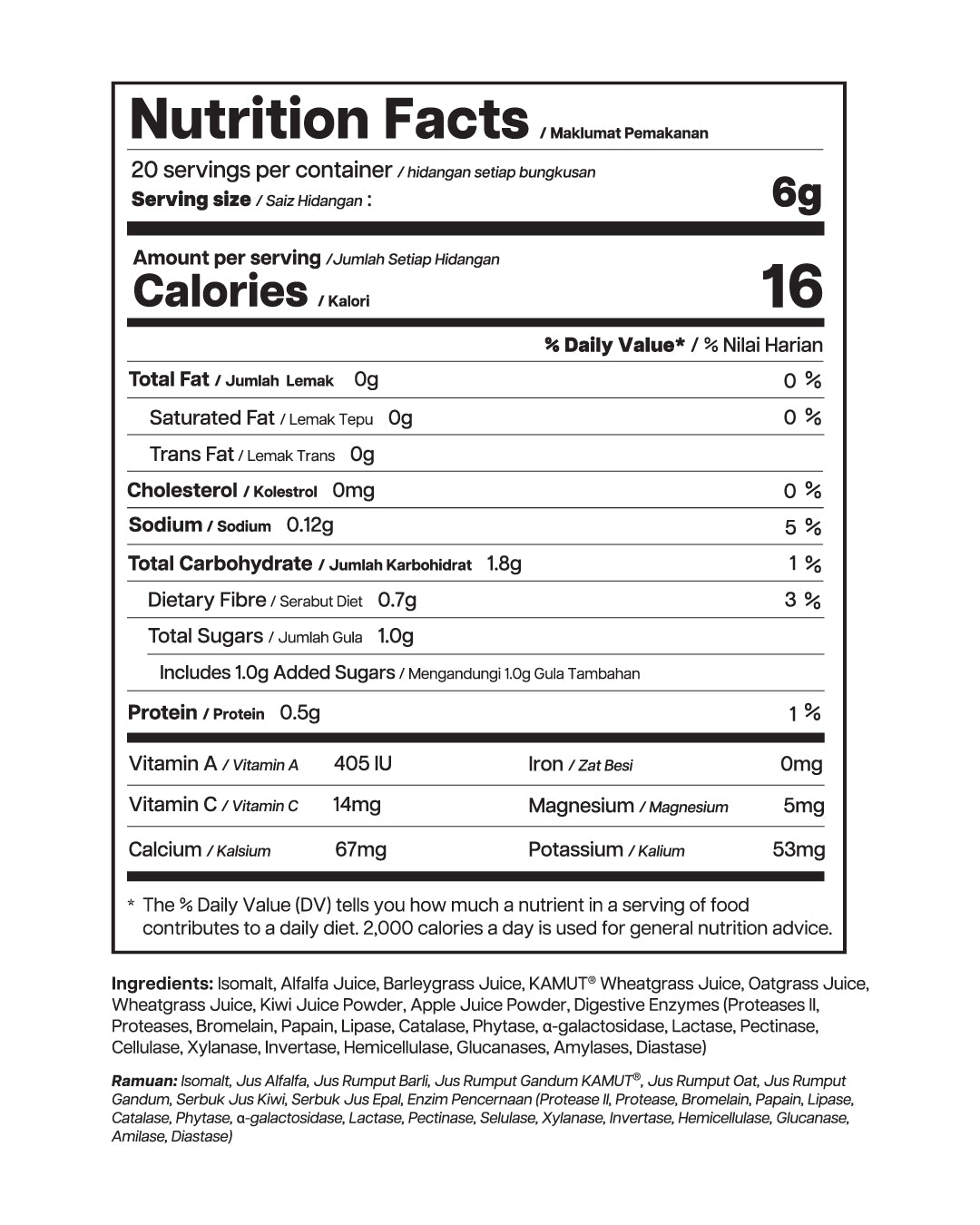 Nutrition Facts