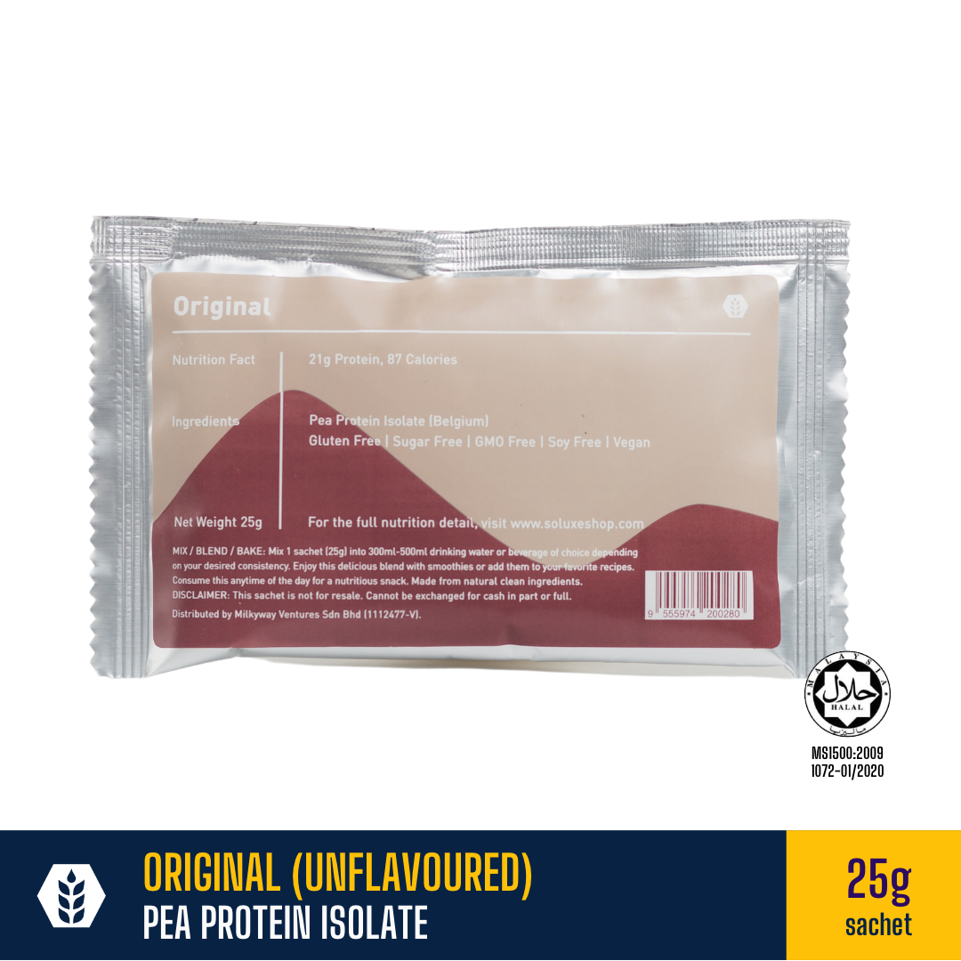(Sale) Original Pea Protein Isolate - Unflavoured - (Short Expiry / Packaging Defect/ Old Packaging)