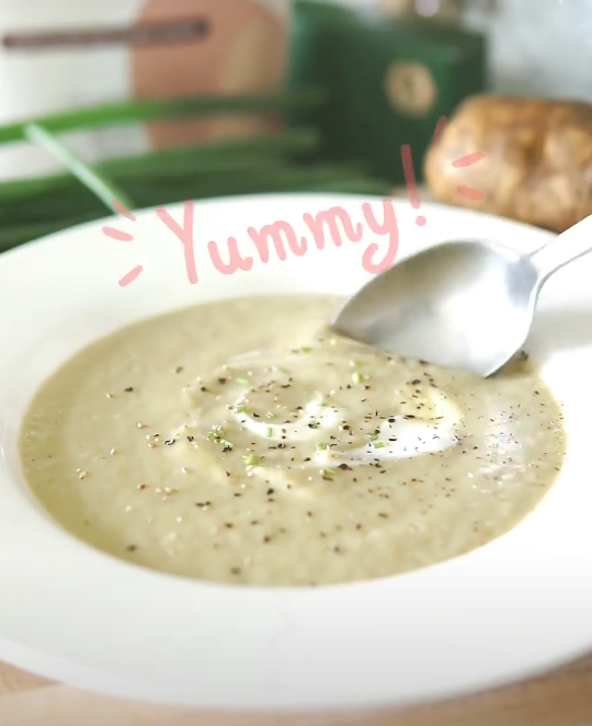 High Protein Vegan Potato Leek Soup (Easy Dairy-Free Recipe)