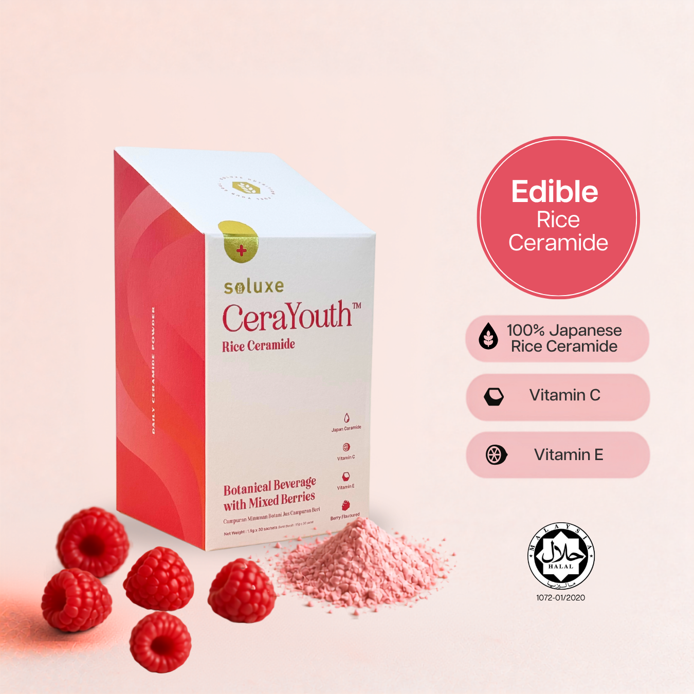 Soluxe CeraYouth™️- Edible Rice Ceramide
