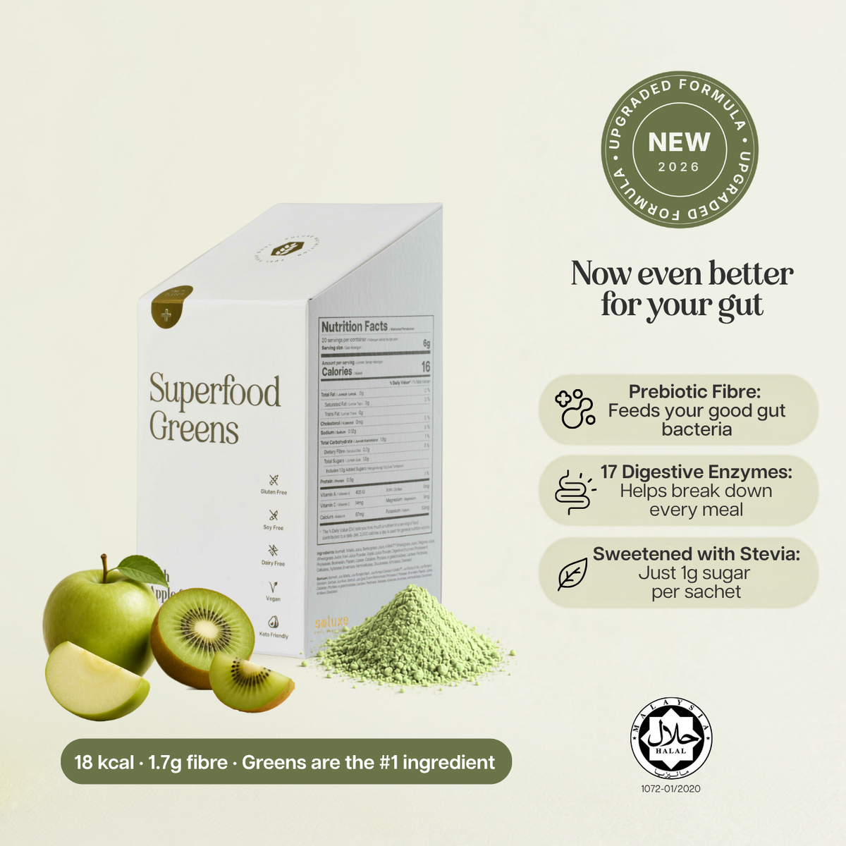 Soluxe Superfood Greens - Detox Green Juice