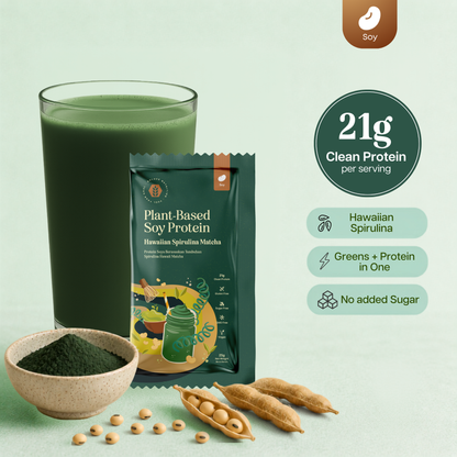 Sachet Protein Isolate - Hawaiian Spirulina Pacifica® with Matcha