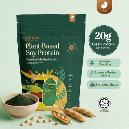 Hawaiian Spirulina Pacifica® Soy Protein with Matcha