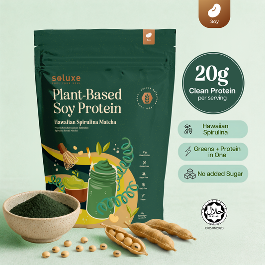 Hawaiian Spirulina Pacifica® Soy Protein with Matcha