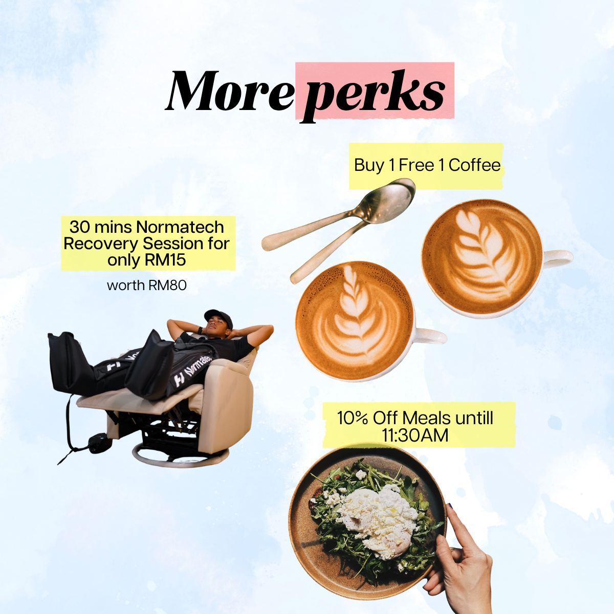 Buy 1 Free 1 Coffee and more