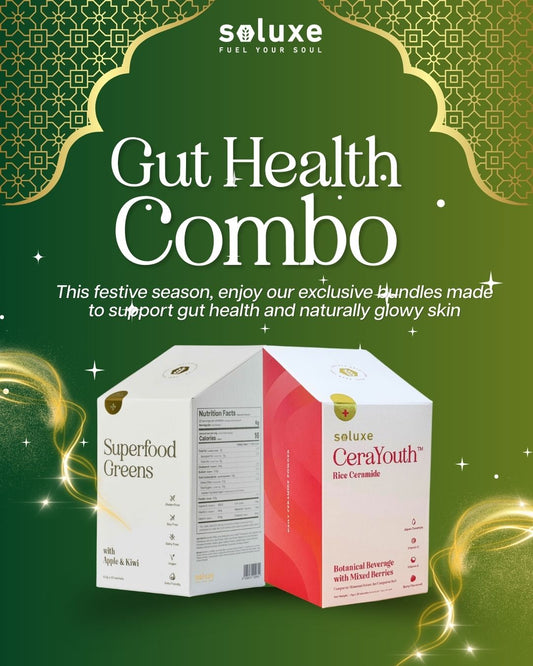 [Raya Special] Superfood Greens x CeraYouth Combo (Gut-Skin Combo)
