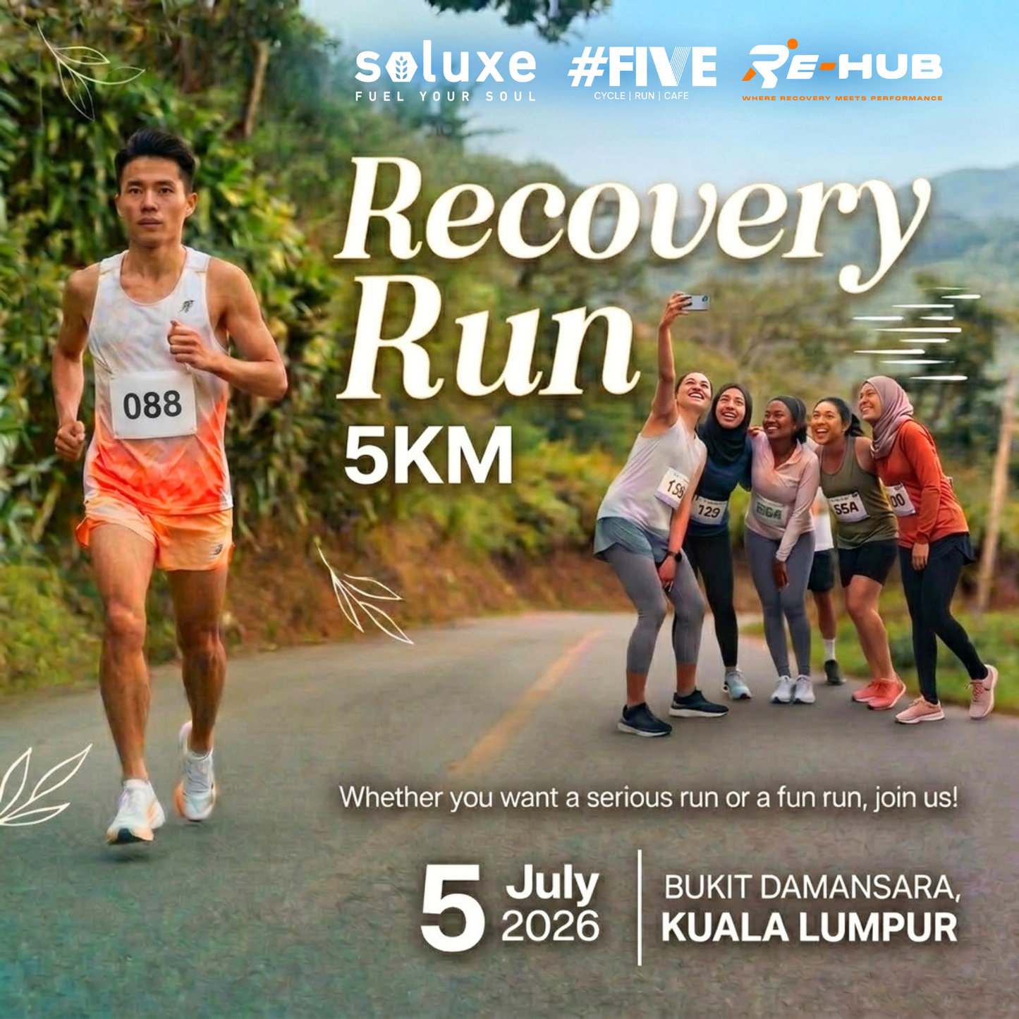 Soluxe Recovery Run Ticket