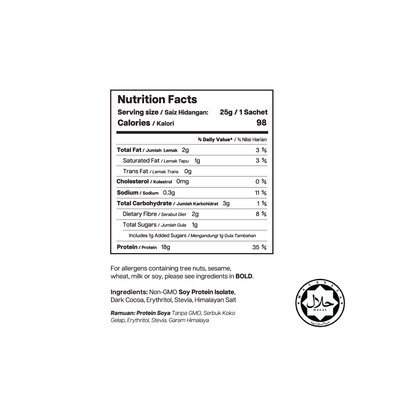 Soy Protein Isolate - Dark Chocolate