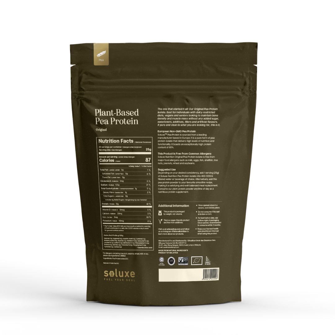 original pea protein powder