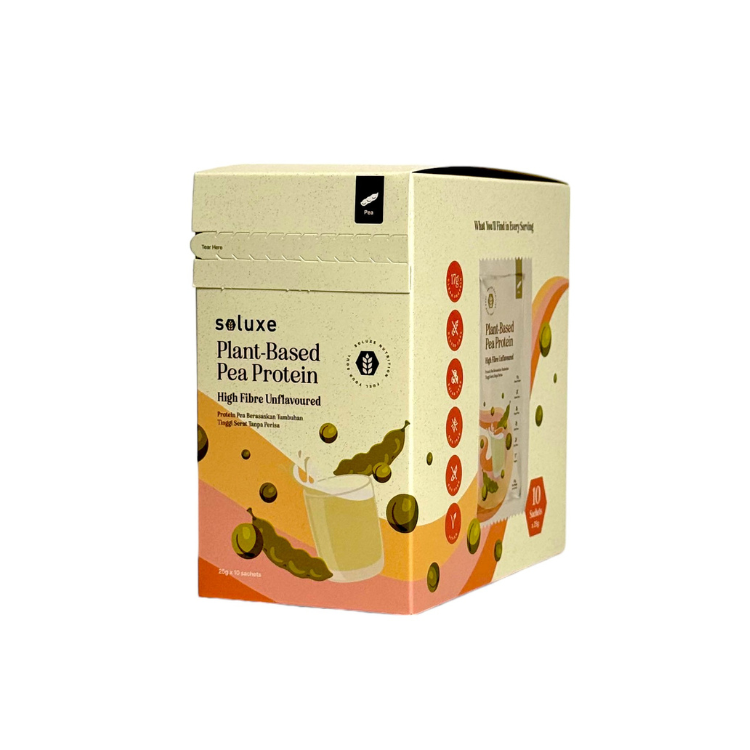 (CLEARENCE RACK) Protein Box Isolate Plant Powder Sachet - (25g x 10pcs)