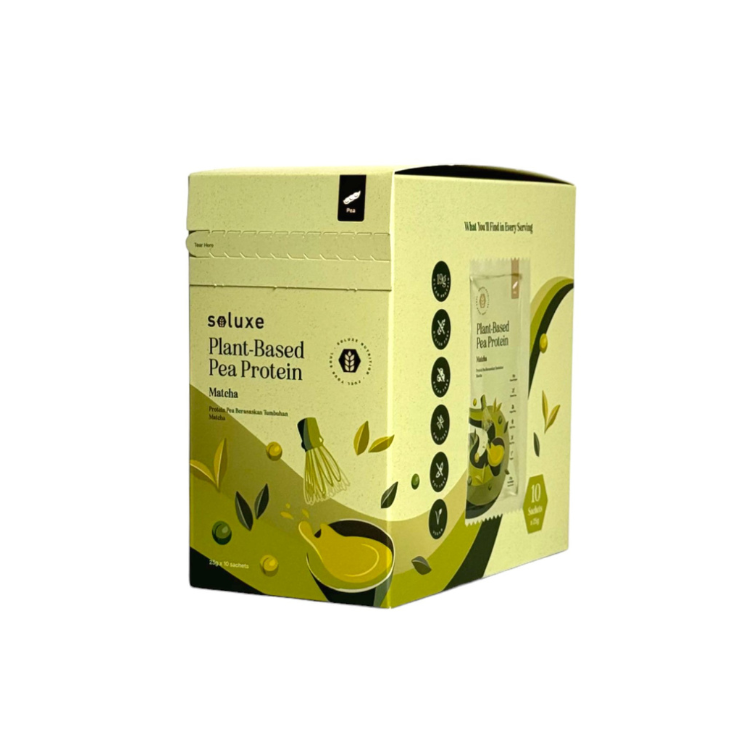 (CLEARENCE RACK) Protein Box Isolate Plant Powder Sachet - (25g x 10pcs)